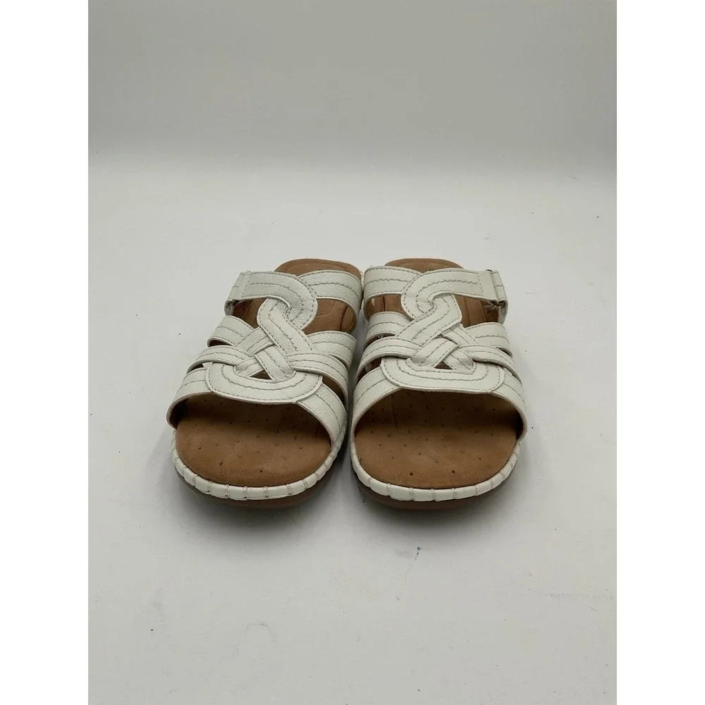 STUDIO WORKS White Sandals Size 8.5 New Without Box